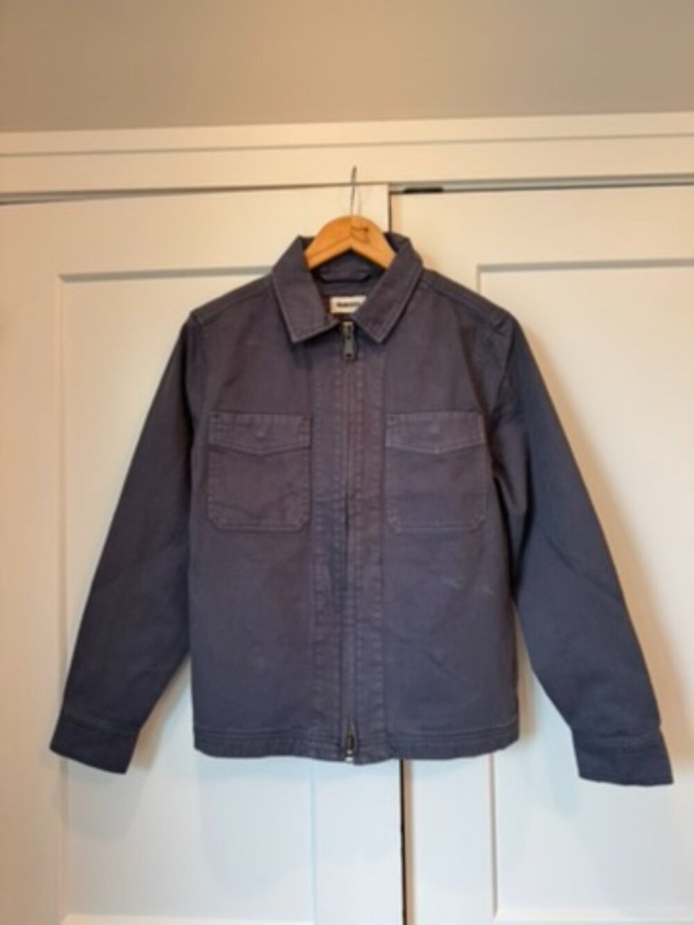 Taylor Stitch Station Jacket in Petrol Blue Broken Twill (Small - NWT)